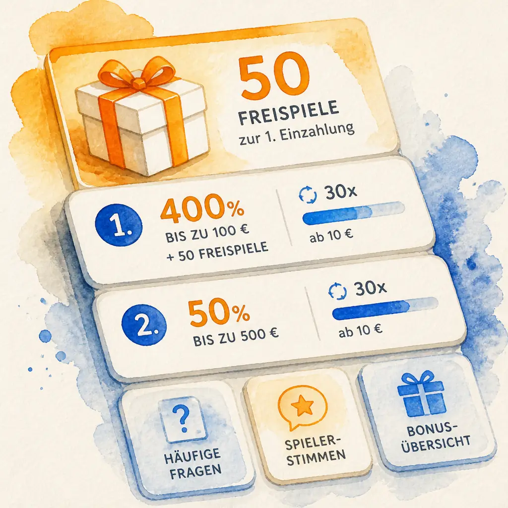 30Bet Casino Freispiele – 50 FS im Willkommenspaket visual guide for 30Bet Casino
