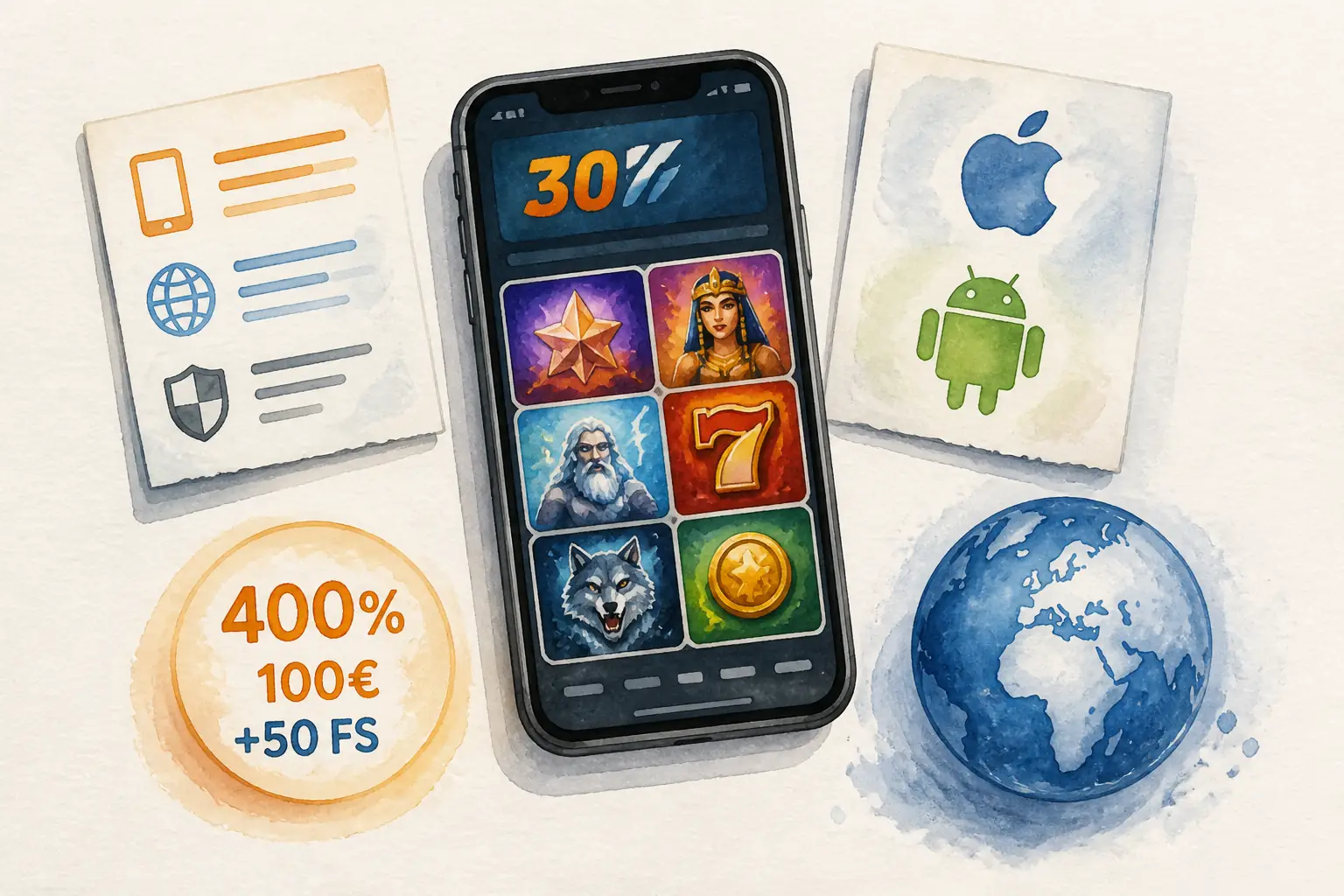 30Bet Casino App – Download für iOS und Android visual guide for 30Bet Casino